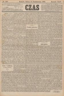 Czas. R.44, Ner 243 (24 października 1891)