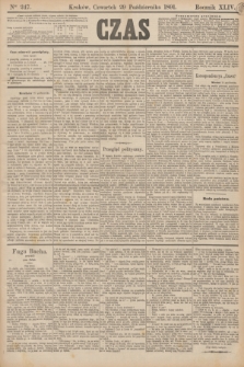 Czas. R.44, Ner 247 (29 października 1891)