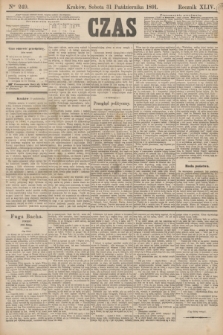 Czas. R.44, Ner 249 (31 października 1891)