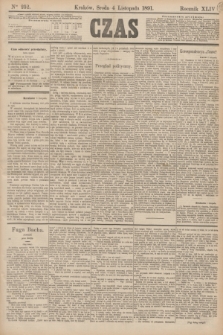 Czas. R.44, Ner 252 (4 listopada 1891)