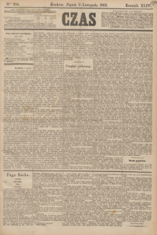 Czas. R.44, Ner 254 (6 listopada 1891)