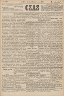Czas. R.44, Ner 258 (11 listopada 1891)