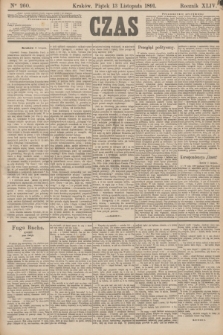 Czas. R.44, Ner 260 (13 listopada 1891)