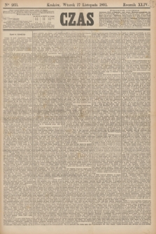 Czas. R.44, Ner 263 (17 listopada 1891)