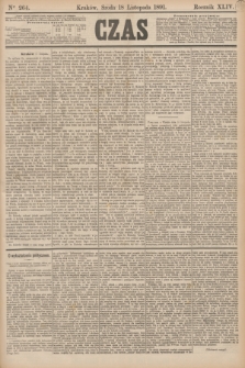 Czas. R.44, Ner 264 (18 listopada 1891)