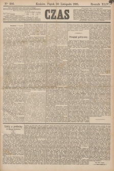 Czas. R.44, Ner 266 (20 listopada 1891)