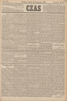 Czas. R.44, Ner 270 (25 listopada 1891)