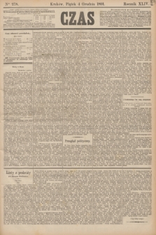 Czas. R.44, Ner 278 (4 grudnia 1891)