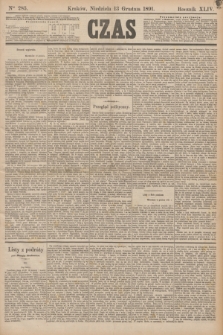 Czas. R.44, Ner 285 (13 grudnia 1891)