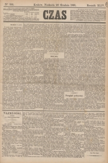 Czas. R.44, Ner 291 (20 grudnia 1891)