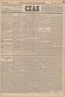 Czas. R.44, Ner 294 (24 grudnia 1891)