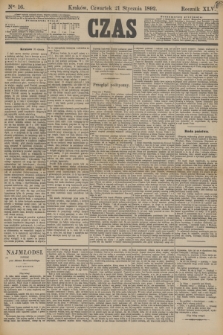 Czas. R.45, Ner 16 (21 stycznia 1892)