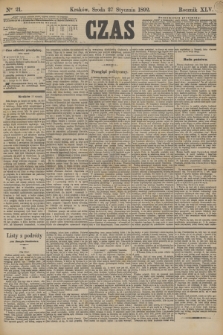 Czas. R.45, Ner 21 (27 stycznia 1892)
