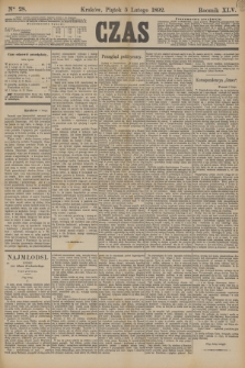 Czas. R.45, Ner 28 (5 lutego 1892)