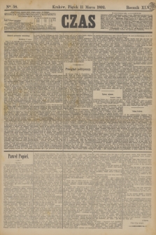 Czas. R.45, Ner 58 (11 marca 1892)