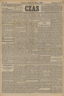 Czas. R.45, Ner 73 (30 marca 1892)