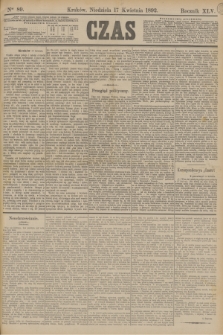 Czas. R.45, Ner 89 (17 kwietnia 1892)