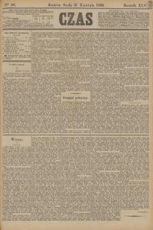 Czas. R.45, Ner 96 (27 kwietnia 1892)