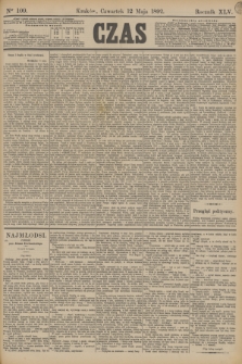 Czas. R.45, Ner 109 (12 maja 1892)