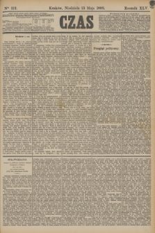 Czas. R.45, Ner 112 (15 maja 1892)
