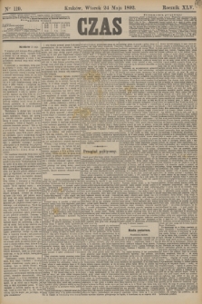 Czas. R.45, Ner 119 (24 maja 1892)