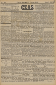 Czas. R.45, Ner 126 (2 czerwca 1892)