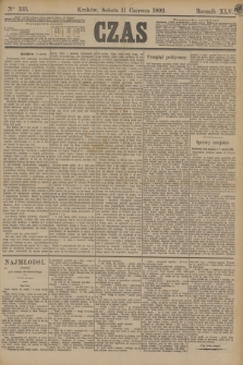 Czas. R.45, Ner 133 (11 czerwca 1892)