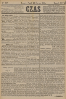 Czas. R.45, Ner 143 (24 czerwca 1892)