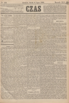 Czas. R.45, Ner 152 (6 lipca 1892)