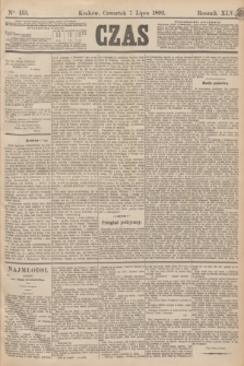 Czas. R.45, Ner 153 (7 lipca 1892)