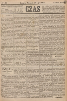 Czas. R.45, Ner 156 (10 lipca 1892)