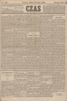 Czas. R.45, Ner 166 (22 lipca 1892)