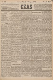 Czas. R.45, Ner 175 (2 sierpnia 1892)