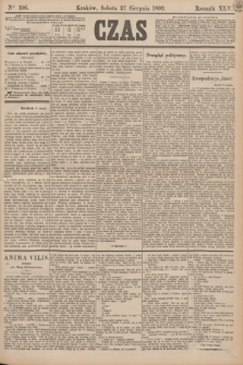Czas. R.45, Ner 196 (27 sierpnia 1892)