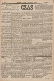 Czas. R.45, Ner 201 (2 września 1892)