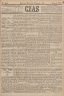 Czas. R.45, Ner 204 (6 września 1892)