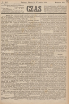 Czas. R.45, Ner 207 (10 września 1892)