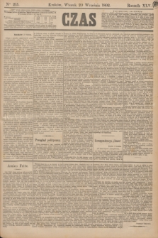 Czas. R.45, Ner 215 (20 września 1892)