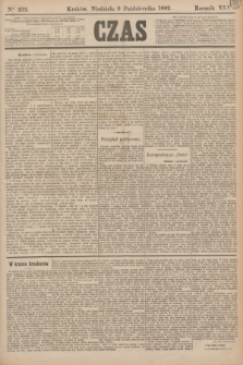 Czas. R.45, Ner 232 (9 października 1892)