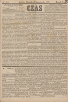Czas. R.45, Ner 244 (23 października 1892)