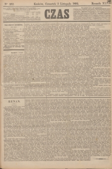 Czas. R.45, Ner 252 (3 listopada 1892)