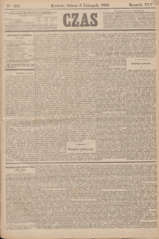 Czas. R.45, Ner 254 (5 listopada 1892)
