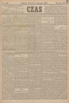 Czas. R.45, Ner 256 (8 listopada 1892)