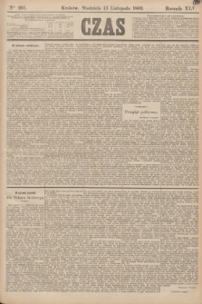 Czas. R.45, Ner 261 (13 listopada 1892)