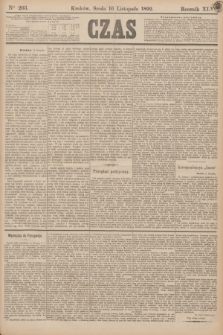 Czas. R.45, Ner 263 (16 listopada 1892)