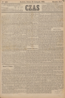 Czas. R.45, Ner 266 (19 listopada 1892)