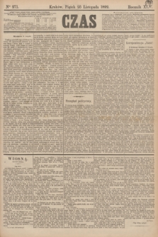 Czas. R.45, Ner 271 (25 listopada 1892)