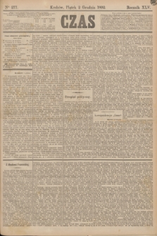Czas. R.45, Ner 277 (2 grudnia 1892)