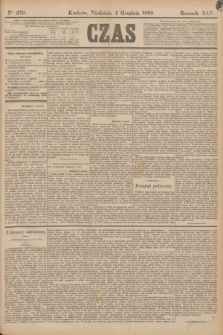 Czas. R.45, Ner 279 (4 grudnia 1892)