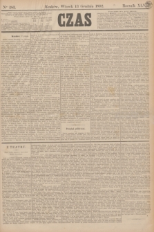 Czas. R.45, Ner 285 (13 grudnia 1892)